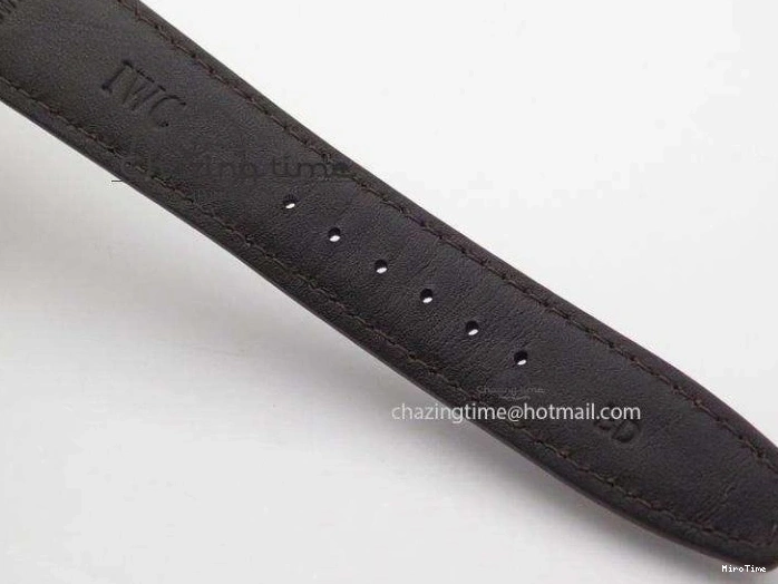 MIROTIME 0706 MoistureWicking Portuguese Real PR IW500704 ZF 1:1 Best Edition On Brown Leather Strap A52010 V 7311
